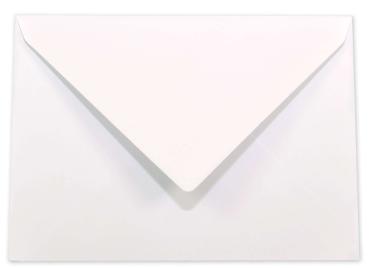 Briefumschläge - Briefhüllen in weiss, DIN B6 120g/m² oF, Nassklebung