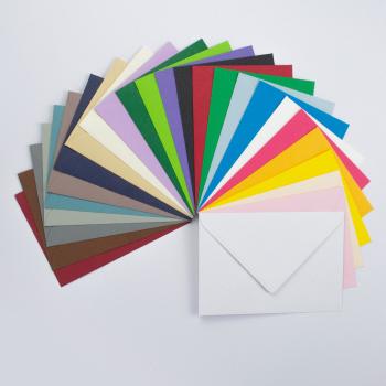 Sortiment "25 Farben Premium " 25x Briefumschläge in 25 Farben DIN C6 - farbig sortiert